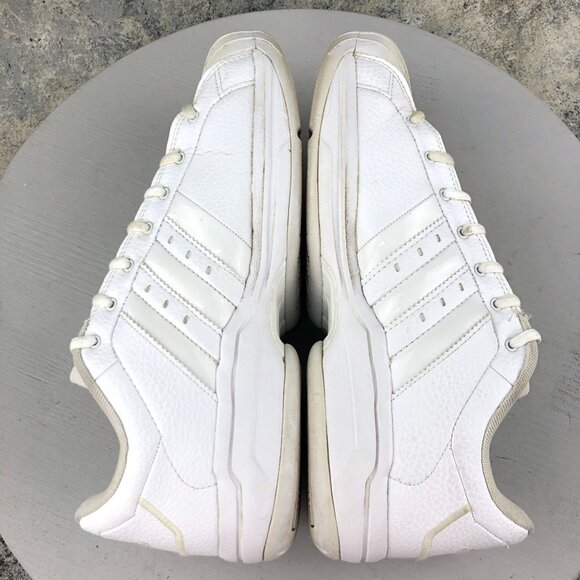 Adidas  Men's Size 9 Pro Model 2G Low Triple White Lace-Up Low Top Sneakers - Picture 9 of 15